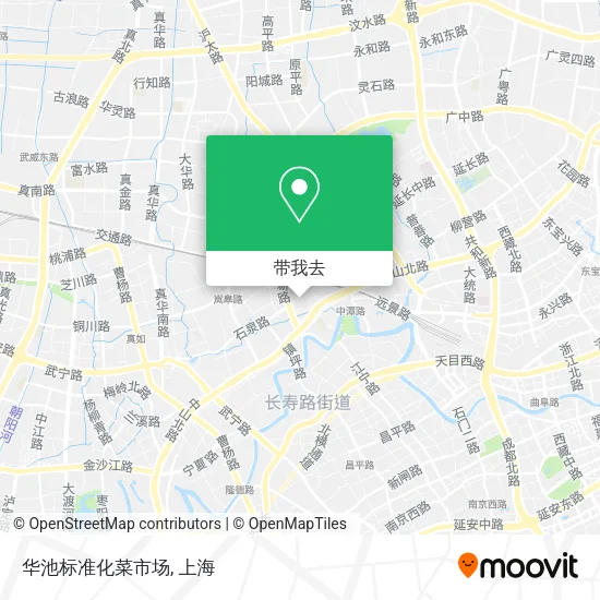 华池标准化菜市场地图