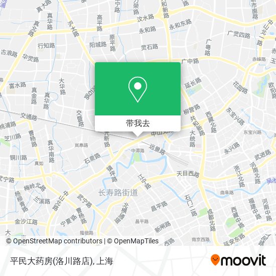 平民大药房(洛川路店)地图