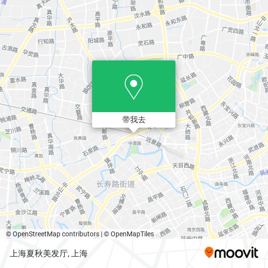 上海夏秋美发厅地图