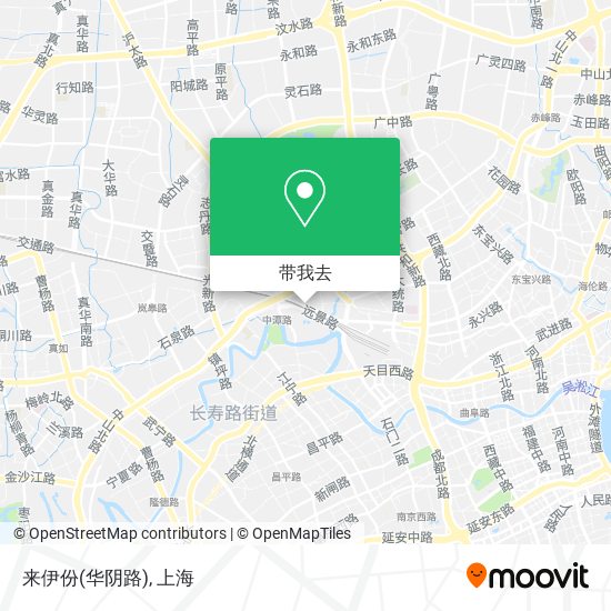 来伊份(华阴路)地图