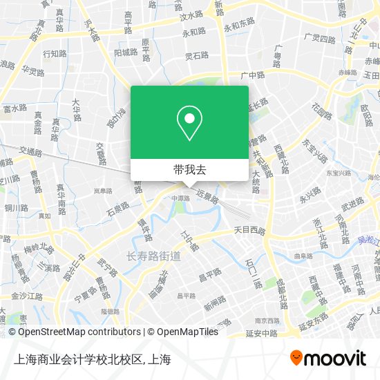 上海商业会计学校北校区地图