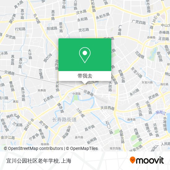宜川公园社区老年学校地图