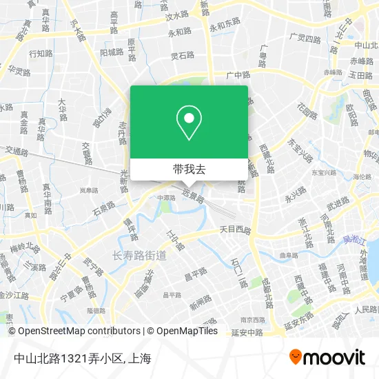 中山北路1321弄小区地图