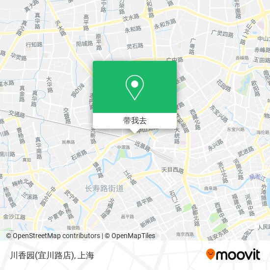 川香园(宜川路店)地图