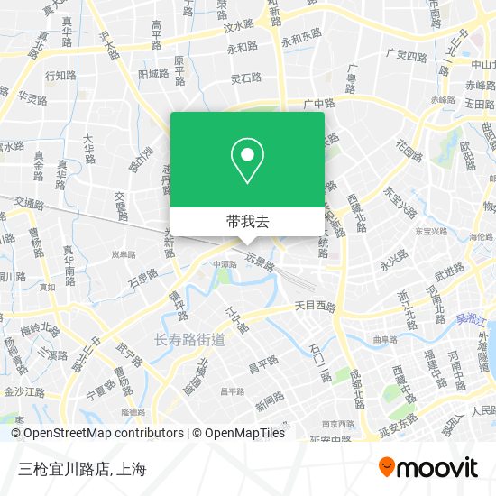 三枪宜川路店地图