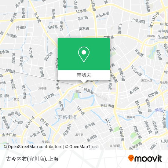 古今内衣(宜川店)地图