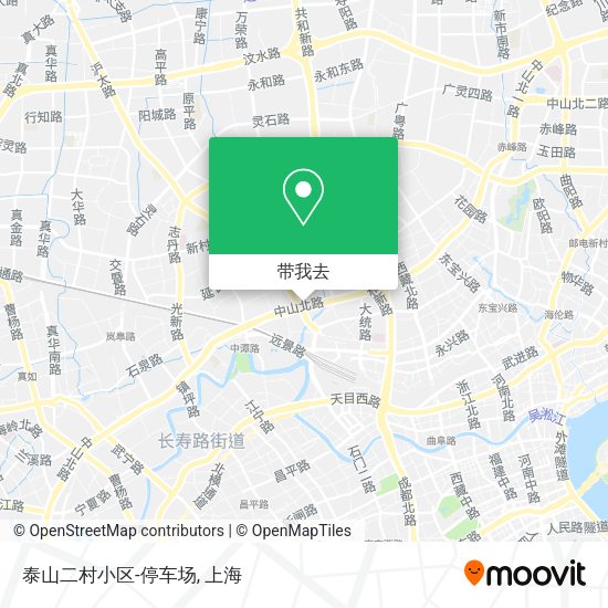 泰山二村小区-停车场地图