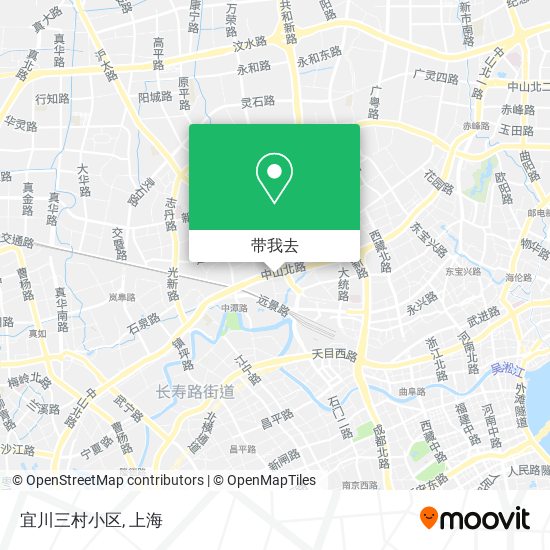 宜川三村小区地图
