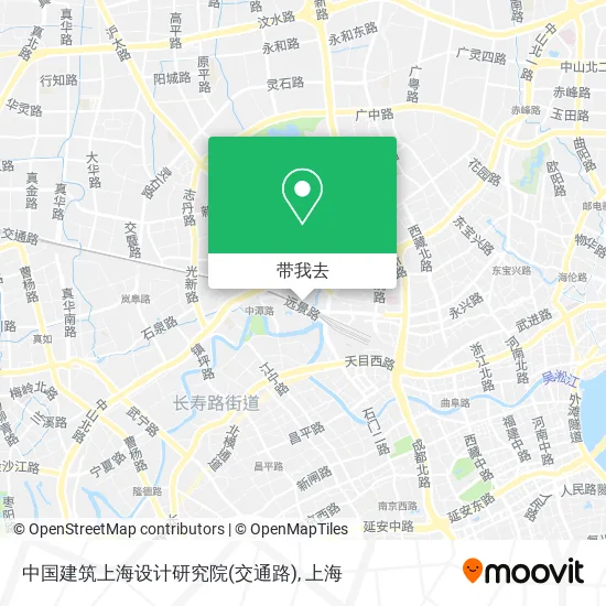 中国建筑上海设计研究院(交通路)地图