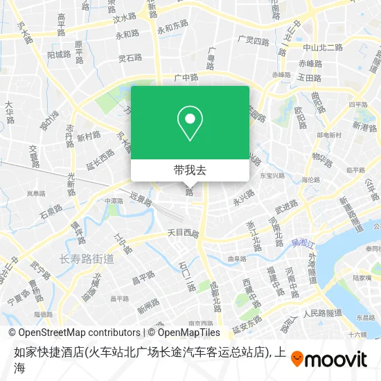 如家快捷酒店(火车站北广场长途汽车客运总站店)地图