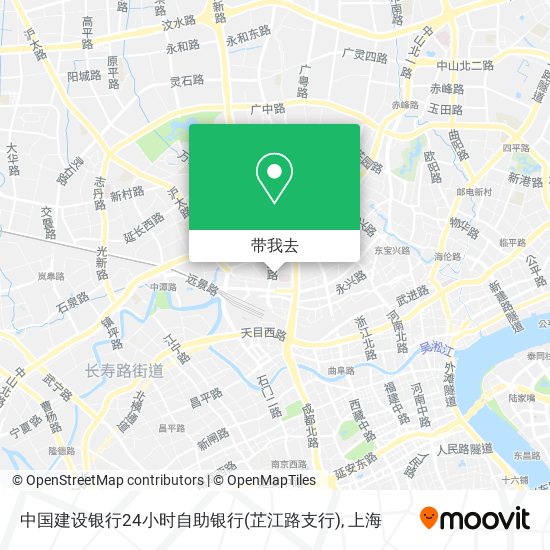 中国建设银行24小时自助银行(芷江路支行)地图