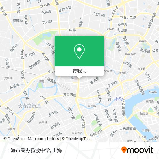 上海市民办扬波中学地图