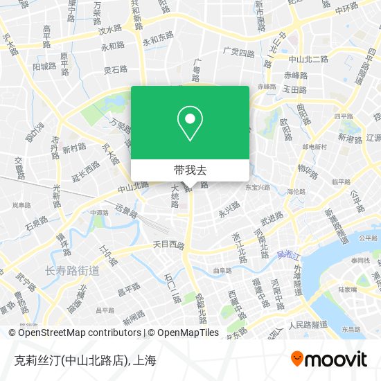 克莉丝汀(中山北路店)地图