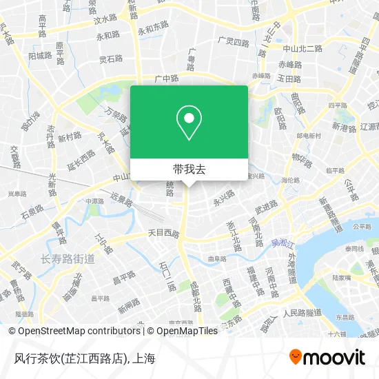 风行茶饮(芷江西路店)地图