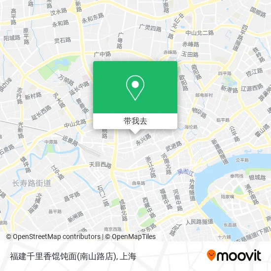 福建千里香馄饨面(南山路店)地图