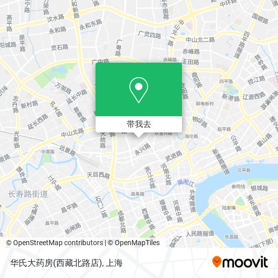 华氏大药房(西藏北路店)地图