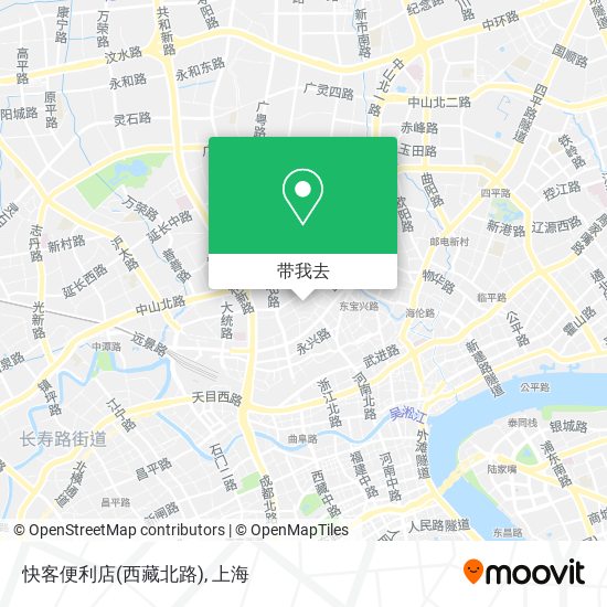 快客便利店(西藏北路)地图