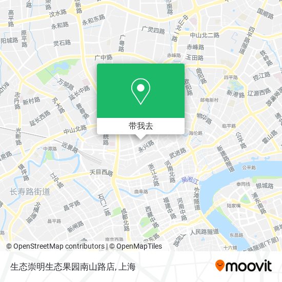 生态崇明生态果园南山路店地图