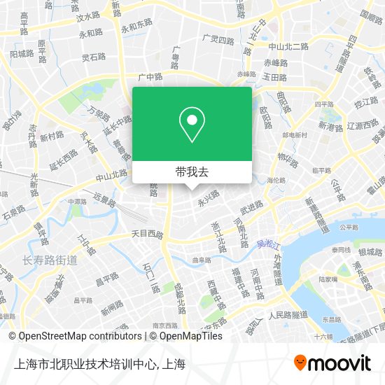 上海市北职业技术培训中心地图