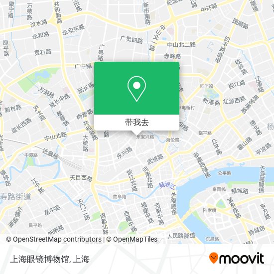 上海眼镜博物馆地图