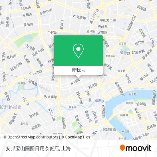 安邦宝山圆圆日用杂货店地图