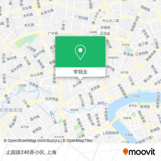 止园路240弄小区地图