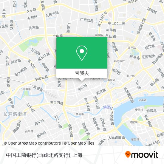 中国工商银行(西藏北路支行)地图