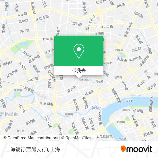上海银行(宝通支行)地图