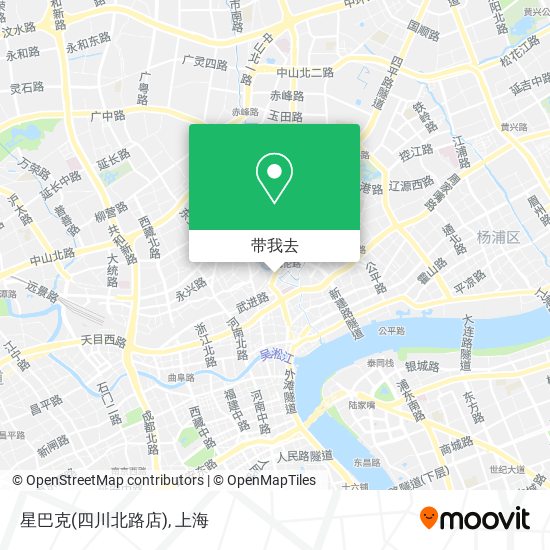星巴克(四川北路店)地图