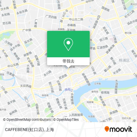 CAFFEBENE(虹口店)地图