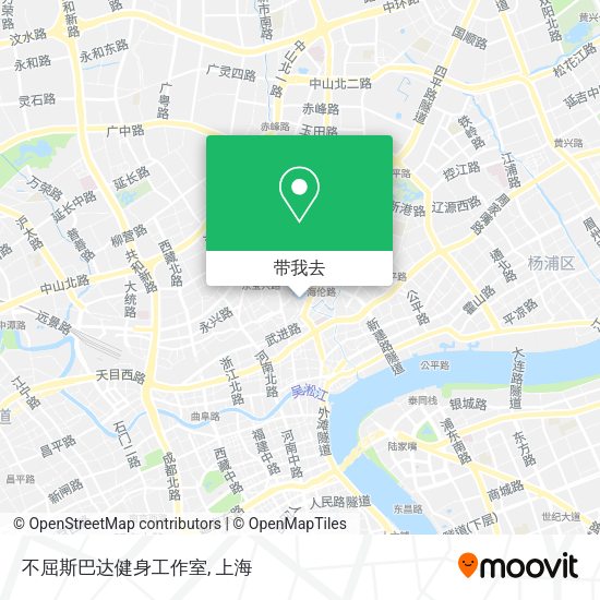 不屈斯巴达健身工作室地图