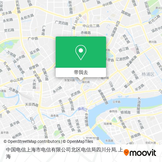 中国电信上海市电信有限公司北区电信局四川分局地图