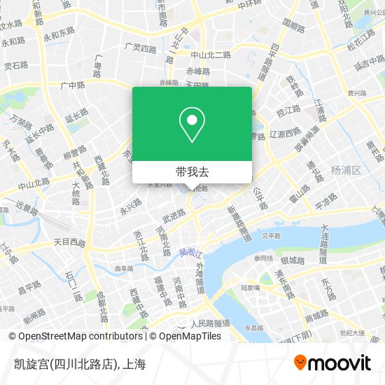 凯旋宫(四川北路店)地图