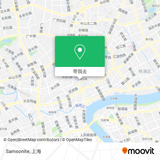 Samsonite地图