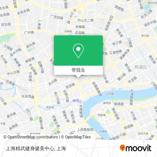 上海精武健身健美中心地图