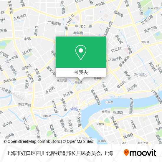 上海市虹口区四川北路街道邢长居民委员会地图