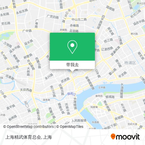 上海精武体育总会地图