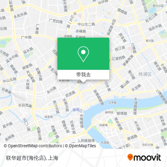 联华超市(海伦店)地图