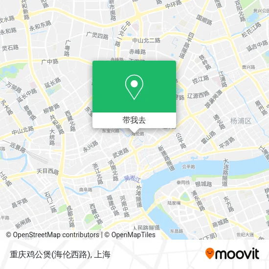 重庆鸡公煲(海伦西路)地图