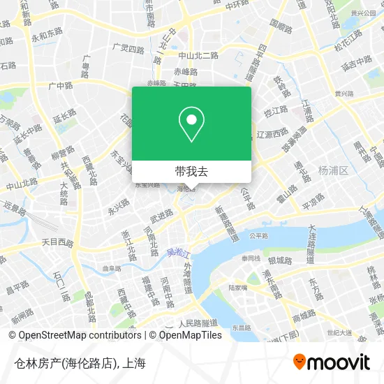 仓林房产(海伦路店)地图