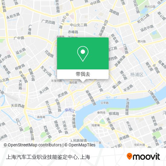 上海汽车工业职业技能鉴定中心地图