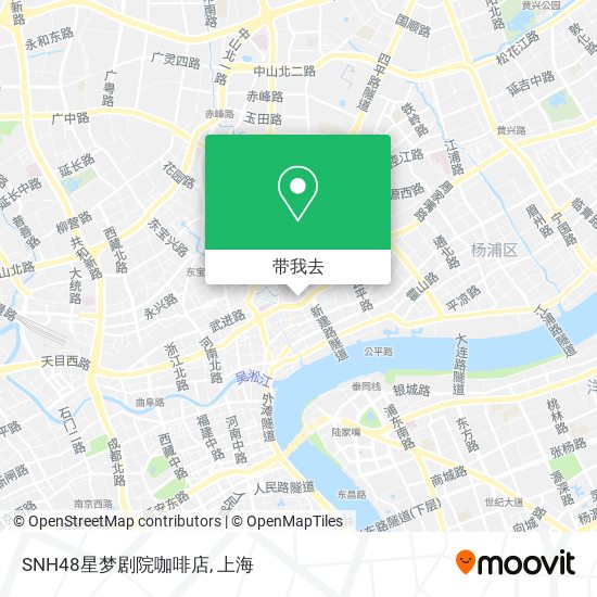 SNH48星梦剧院咖啡店地图