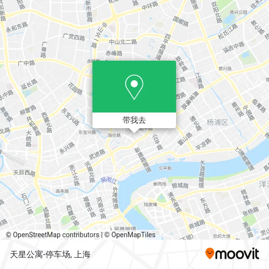 天星公寓-停车场地图