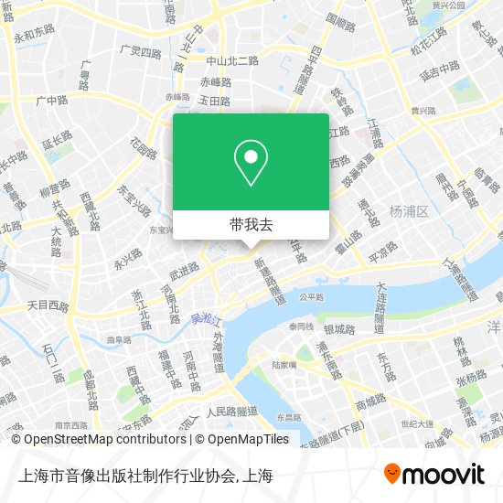 上海市音像出版社制作行业协会地图