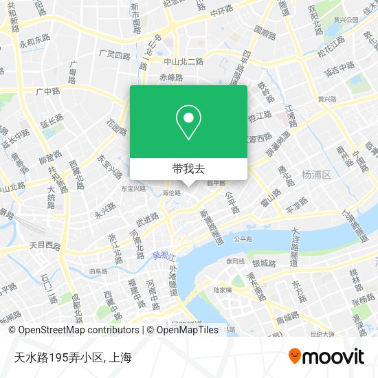 天水路195弄小区地图