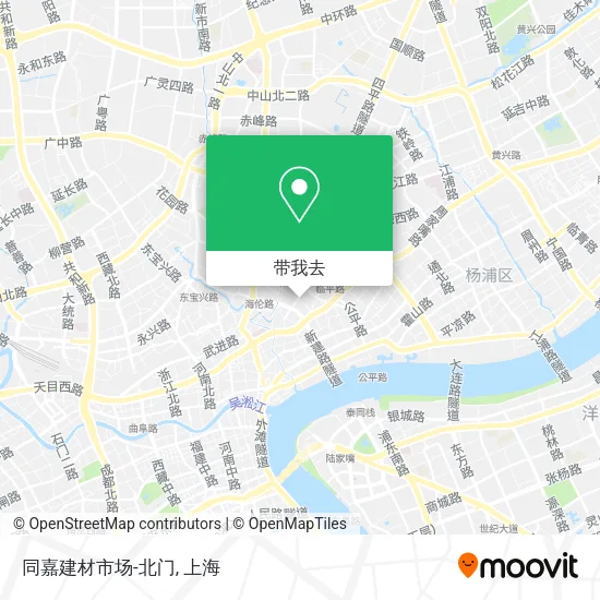 同嘉建材市场-北门地图