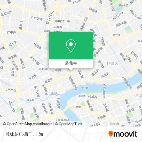 晨林花苑-后门地图
