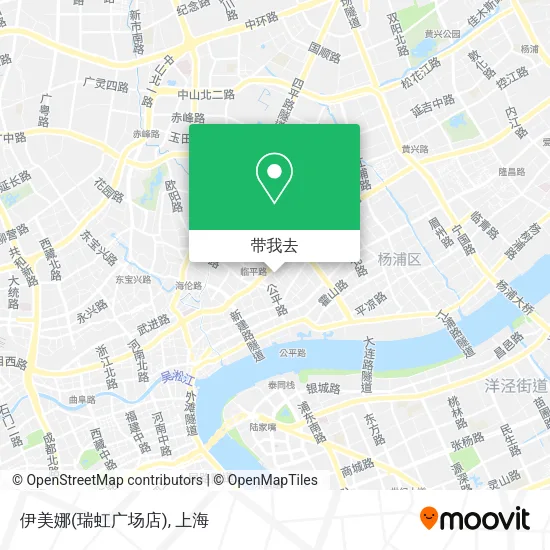 伊美娜(瑞虹广场店)地图