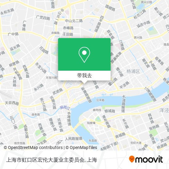 上海市虹口区宏伦大厦业主委员会地图