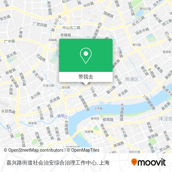 嘉兴路街道社会治安综合治理工作中心地图